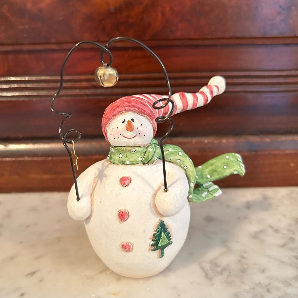 Russ “The Christmas Sampler” Snowman figurine